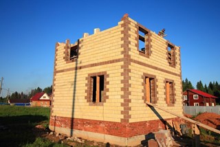 Построено: Дом из теплоблоков кв.м. в Сургуте